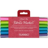 Tsukineko VersaCraft Fabrico Marker Set Gemstones (6pcs) (FAM-6G)