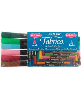 Tsukineko VersaCraft Fabrico Marker Set Arboretum (6pcs) (FAM-6A)