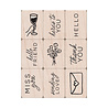 Hero Arts Everyday Mini Tub Woodblock Stamps (LP514)