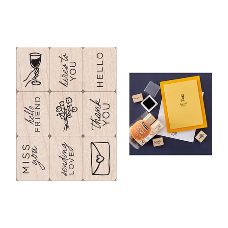 Hero Arts Everyday Mini Tub Woodblock Stamps (LP514)