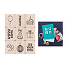 Hero Arts Birthday Mini Tub Woodblock Stamps (LP513)