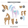 Spellbinders Good Fortune Horse Clear Stamp & Die Set (SDS-222)