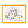 Spellbinders House-Mouse Heart and Soul Cling Rubber Stamps Stitched with Love (RSC-066)