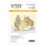 Spellbinders House-Mouse Heart and Soul Cling Rubber Stamps Secret Ingredient (RSC-064)