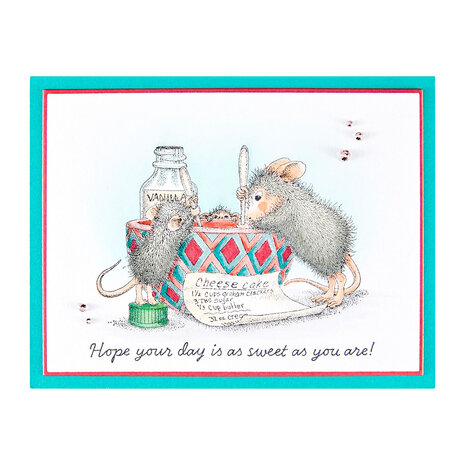 Spellbinders House-Mouse Heart and Soul Cling Rubber Stamps Secret Ingredient (RSC-064)