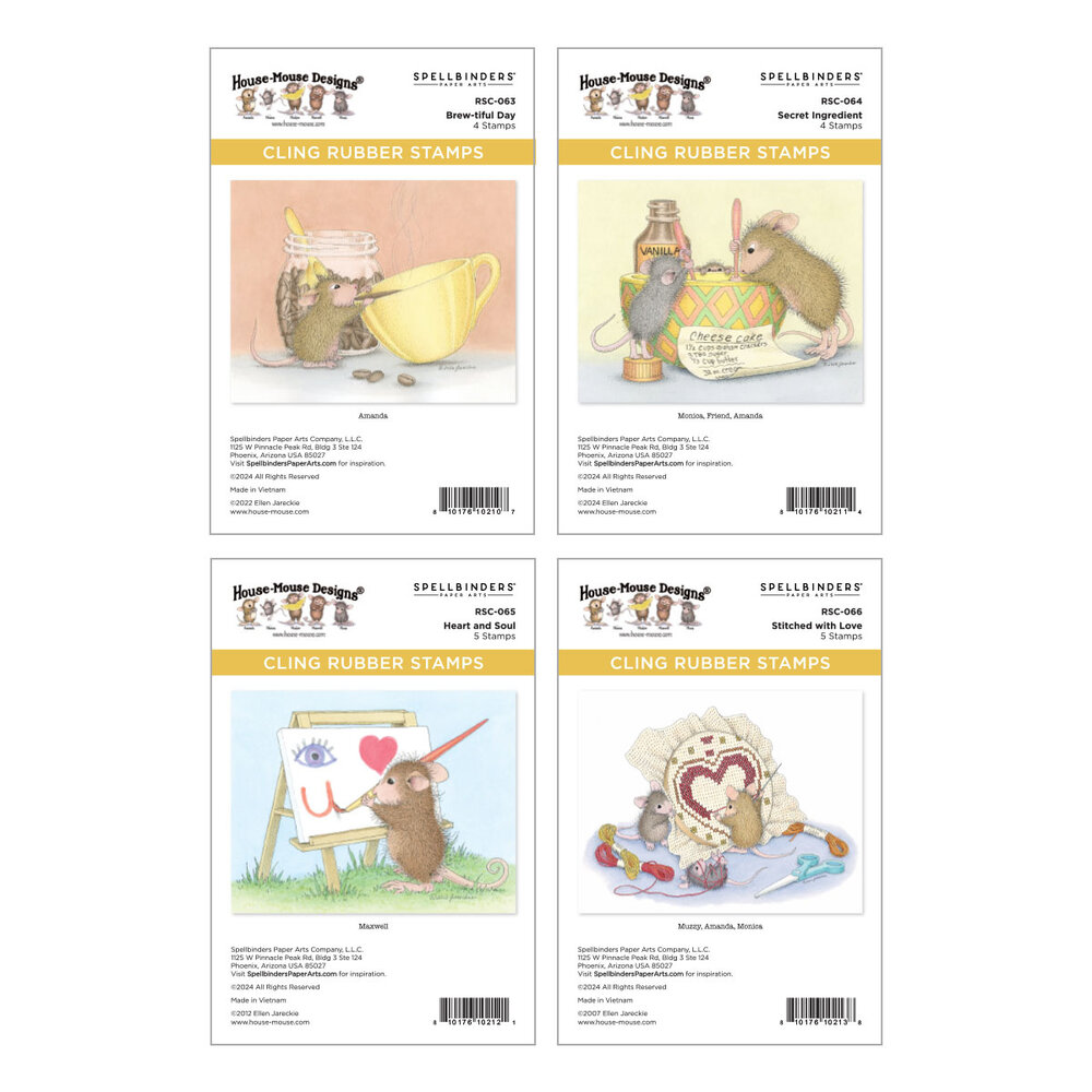 Spellbinders House-Mouse Heart and Soul Collector Bundle (BD-0923)