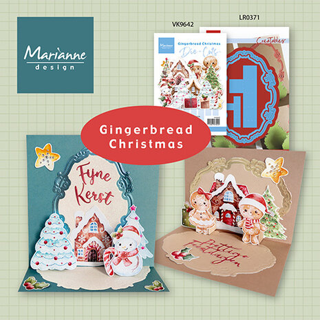 Marianne Design Die-cuts Gingerbread Christmas (24pcs) (VK9642)
