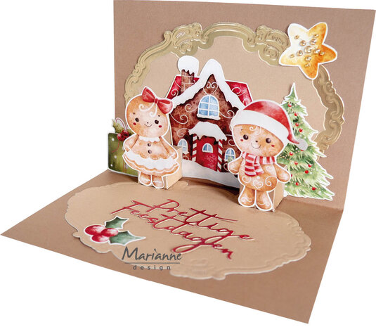 Marianne Design Die-cuts Gingerbread Christmas (24pcs) (VK9642)