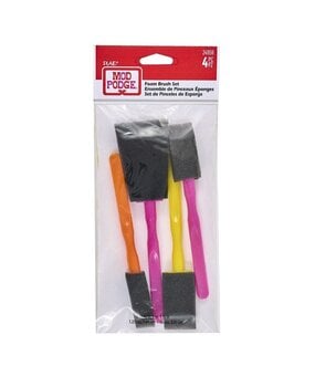 Mod Podge Foam Brush Set 1/2, 3/4, 1, 1 1/2 Inch (4pcs) (24959)