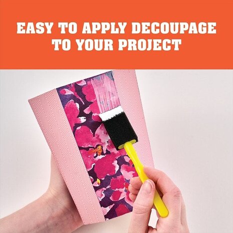 Mod Podge Foam Brush Set 1/2, 3/4, 1, 1 1/2 Inch (4pcs) (24959)