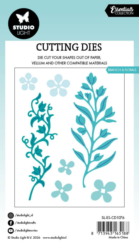 Studio Light Branch & Florals Essentials Cutting Dies (SL-ES-CD1076)