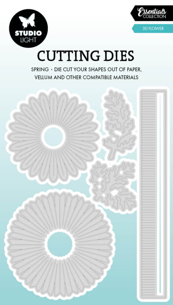 Studio Light 3D Flower Essentials Cutting Dies (SL-ES-CD1075)