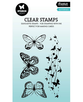 Studio Light Butterflies Essentials Clear Stamps (SL-ES-STAMP915)
