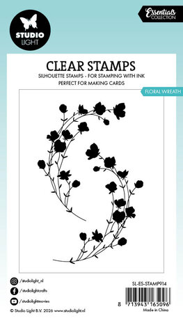 Studio Light Floral Wreath Essentials Clear Stamps (SL-ES-STAMP914)