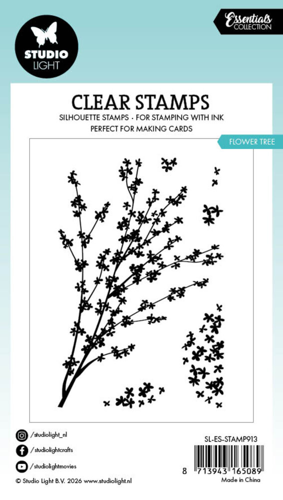 Studio Light Flower Tree Essentials Clear Stamps (SL-ES-STAMP913)