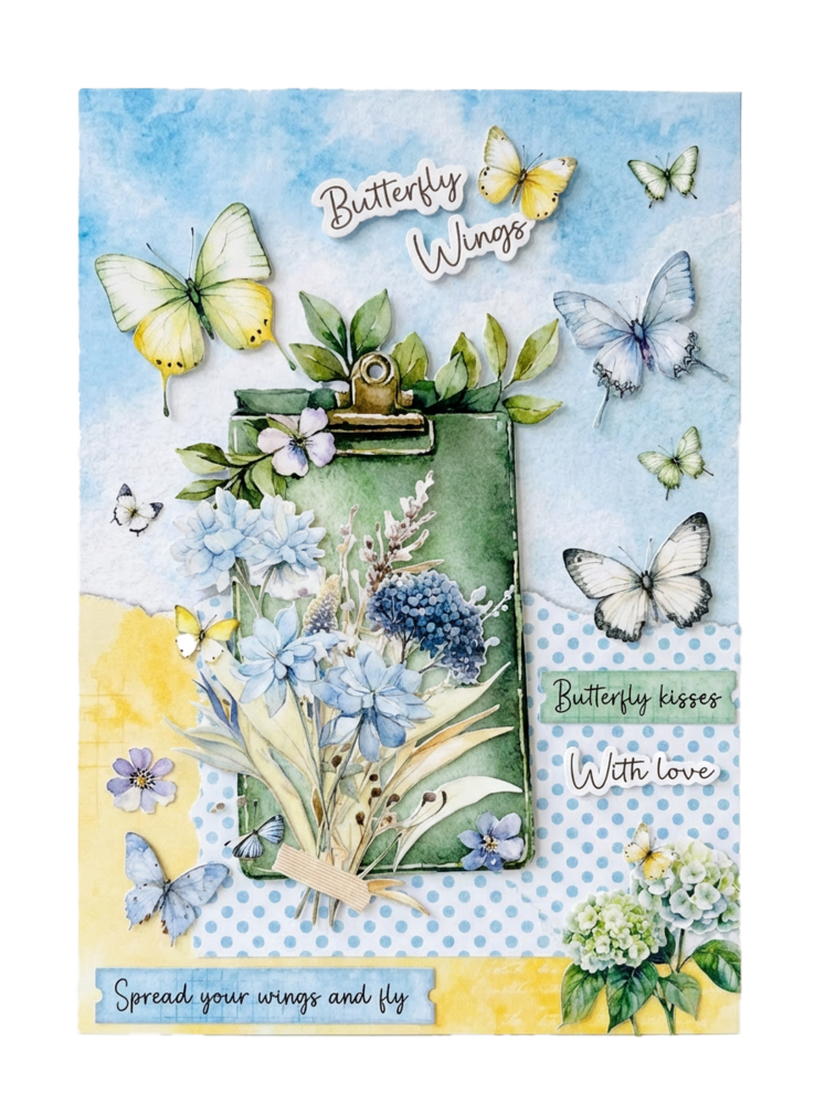 Studio Light Spring Wings Die-cut Designer Paper Pad (SL-ES-DCPP412)