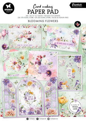 Studio Light Blooming Flowers Card Making Paper Pad (SL-ES-CMP25)