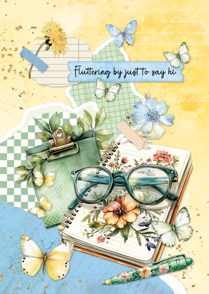 Studio Light Spring Wings Card Making Paper Pad (SL-ES-CMP24) Studio Light Spring Wings Card Making Paper Pad (SL-ES-CMP24)