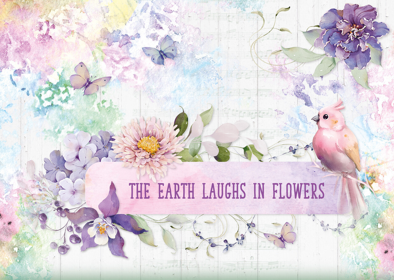 Studio Light Blooming Flowers Card Making Paper Pad (SL-ES-CMP25)