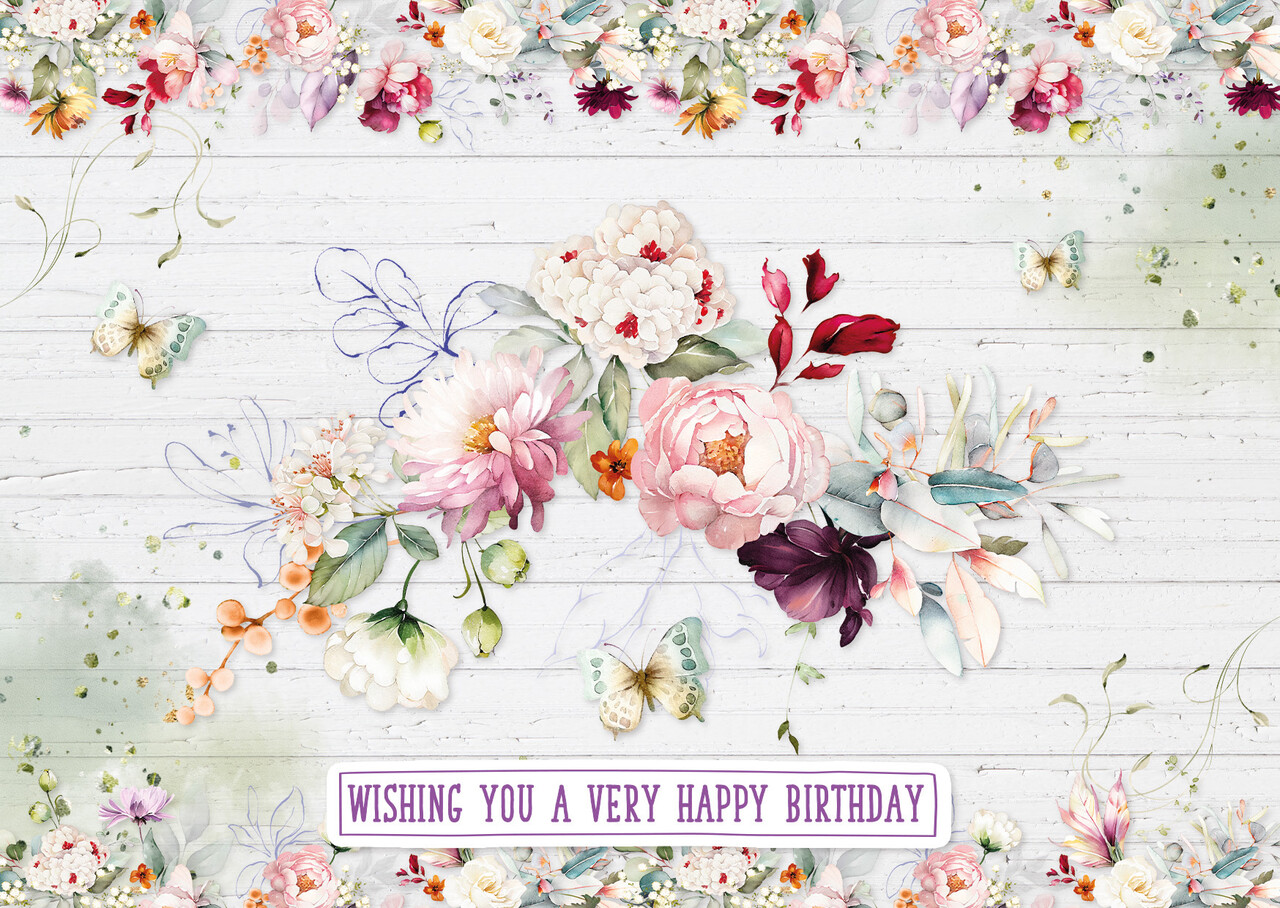 Studio Light Blooming Flowers Card Making Paper Pad (SL-ES-CMP25)