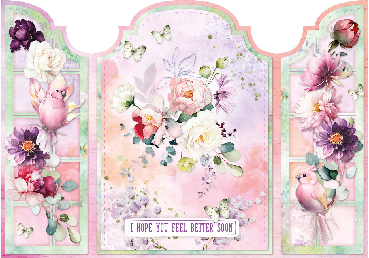 Studio Light Blooming Flowers Card Making Paper Pad (SL-ES-CMP25)