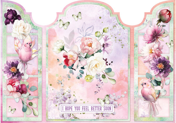 Studio Light Blooming Flowers Card Making Paper Pad (SL-ES-CMP25)