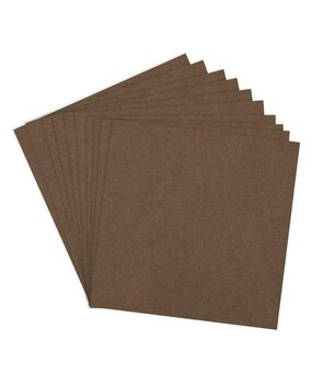 Spellbinders Truffle 12x12 Inch ColorWheel Cardstock (10 Sheets) (CS-12-144)