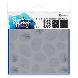 Ranger Simon Hurley create. Layering Stencils 6x6 Inch Very Berry (3pcs) (HUS88820)