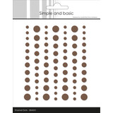 Simple and Basic Matte Enamel Dots Coffee (77pcs) (SBA051)