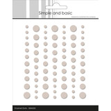 Simple and Basic Matte Enamel Dots Beige (77pcs) (SBA052)