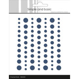 Simple and Basic Matte Enamel Dots Navy (77pcs) (SBA053)