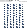 Simple and Basic Matte Enamel Dots Navy (77pcs) (SBA053)