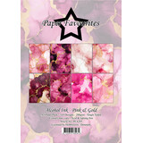 Paper Favourites Alcohol Ink Pink & Gold A5 Paper Pad (PFA205)