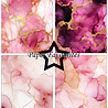 Paper Favourites Alcohol Ink Pink & Gold A5 Paper Pad (PFA205)