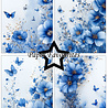 Paper Favourites Blue Flowers A6 Paper Pad (PFA605)