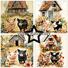 Paper Favourites Happy Pigs 6x6 Inch Paper Pad (PF565)