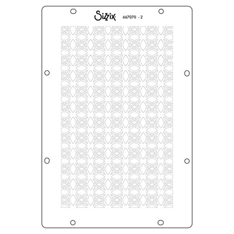 Sizzix Stencil A5 by Vicki Boutin Buildables Backgrounds #1 (4pcs) (667070) Sizzix Stencil A5 by Vicki Boutin Buildables Backgrounds #1 (4pcs) (667070)