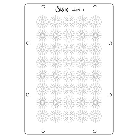 Sizzix Stencil A5 by Vicki Boutin Buildables Backgrounds #1 (4pcs) (667070) Sizzix Stencil A5 by Vicki Boutin Buildables Backgrounds #1 (4pcs) (667070)