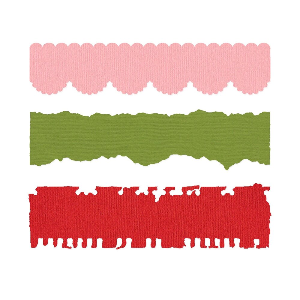 Sizzix Thinlits Die by Vicki Boutin Double Edgers (3pcs) (667072) Sizzix Thinlits Die by Vicki Boutin Double Edgers (3pcs) (667072)