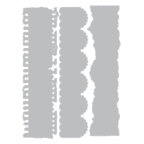 Sizzix Thinlits Die by Vicki Boutin Double Edgers (3pcs) (667072) Sizzix Thinlits Die by Vicki Boutin Double Edgers (3pcs) (667072)