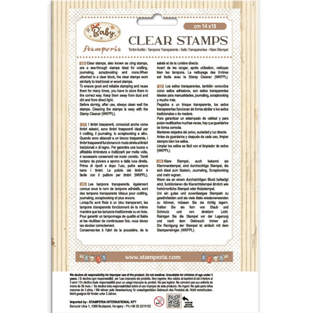 Stamperia Baby Clear Stamp (WTK235) (DISCONTINUED)