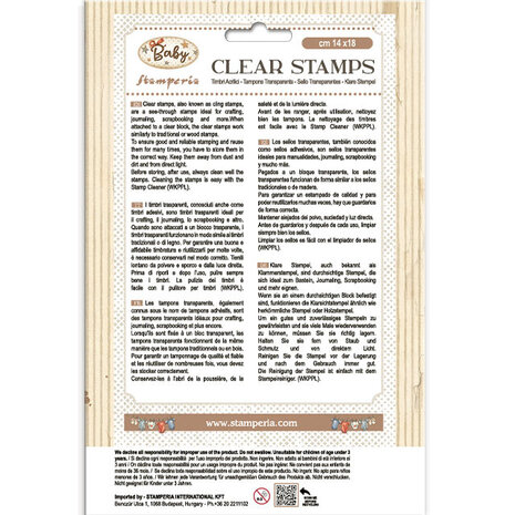 Stamperia Baby Clear Stamp (WTK235) (DISCONTINUED)
