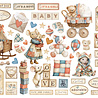 Stamperia Baby Die Cuts Assorted (47pcs) (DFLDC125)