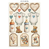 Stamperia Baby Junk Journal Stickers, Backgrounds, Cut-Outs (SBJK12)