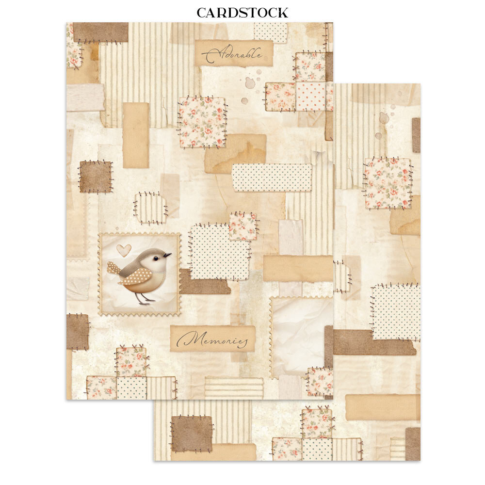 Stamperia Baby Junk Journal Stickers, Backgrounds, Cut-Outs (SBJK12)