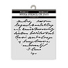 Stamperia Family Thick Stencil 12x12cm Heart With Writing (KSTDS69)