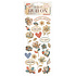 Family Rub-On 8,33x2,36 Inch Patchwork Flowers (DFLRB214)