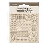 Stamperia Family Decorative Chips Patchwork Pattern (SCB280)