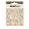 Stamperia Family Decorative Chips Patchwork Pattern (SCB280)