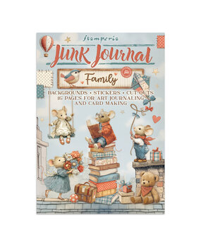 Stamperia Family Junk Journal Stickers, Backgrounds, Cut-Outs (SBJK11)